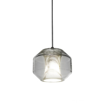 Luminárias decorativas modernas para casa em vidro nórdico para jantares com luzes LED pendentes